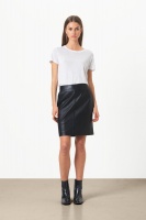 Second Female Francie Mini Leather Skirt